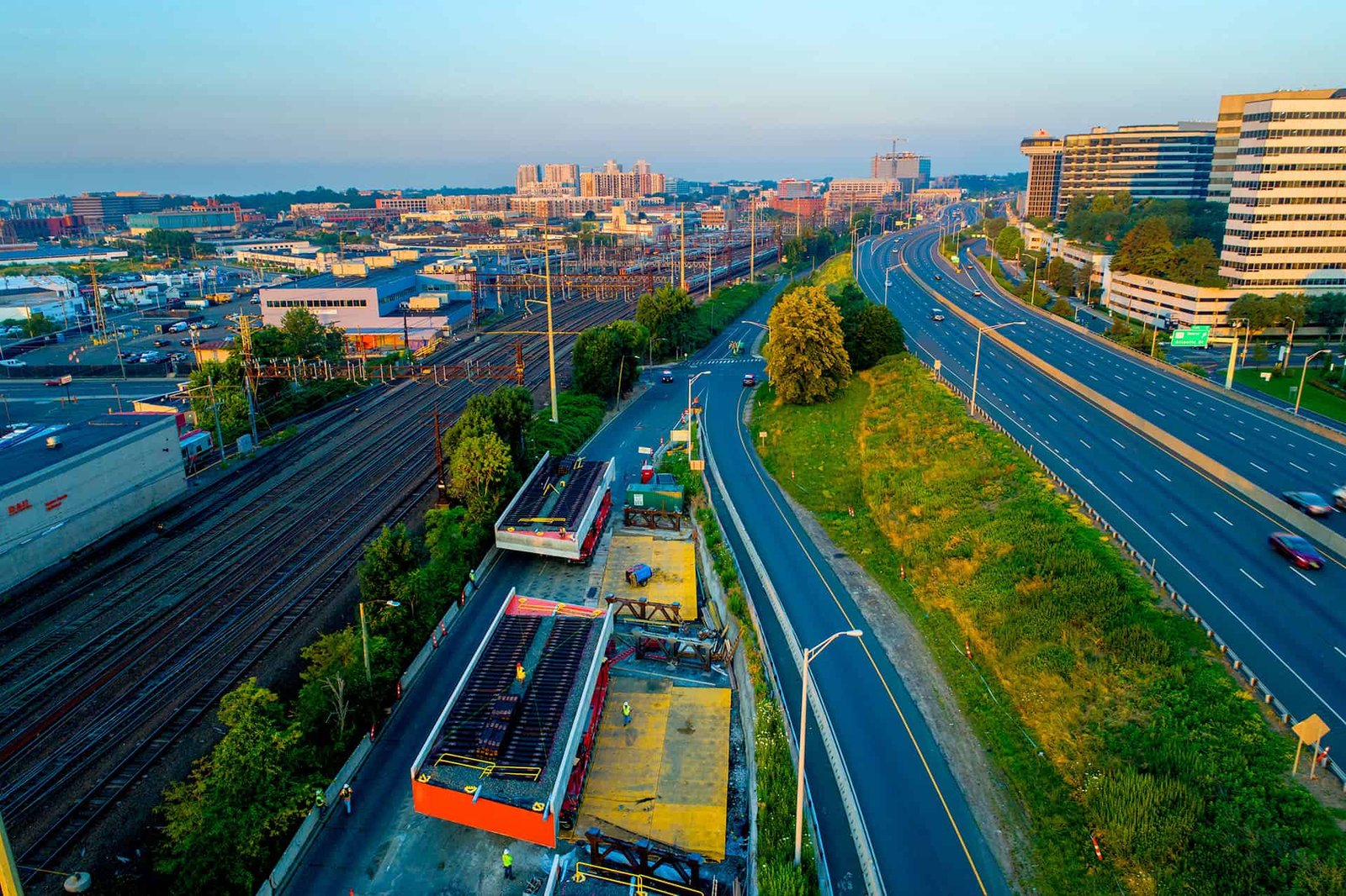 Drone Photography Stamford Train Station