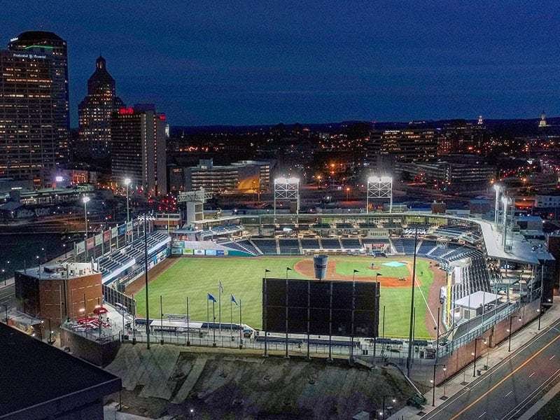 Hartford Yard Goats Aerial Photography
